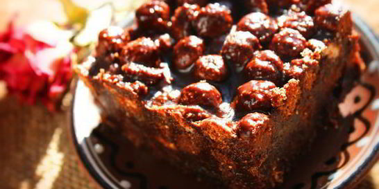 Шоколадное пирожное