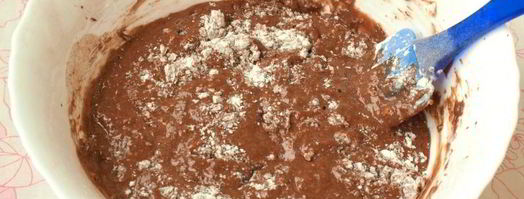 шоколадные пирожные с заливкой. Шаг 5