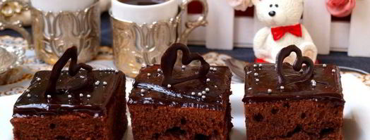 шоколадные пирожные с заливкой. Шаг 8