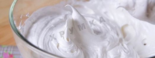 воздушное пирожное безе полетное. Шаг 4
