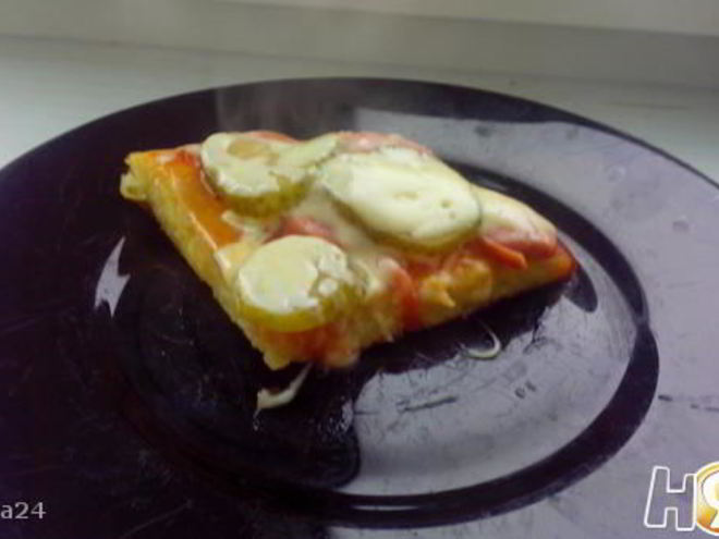 Рецепт быстрой пиццы к завтраку