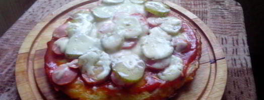 быстрая пицца к завтраку. Шаг 8