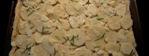 картофельная пицца с розмарином. Шаг 8