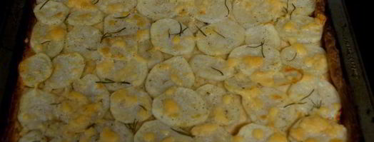 картофельная пицца с розмарином. Шаг 10