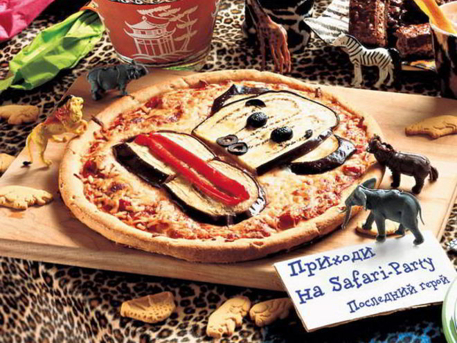 Рецепт меги-пиццы шимпанзе