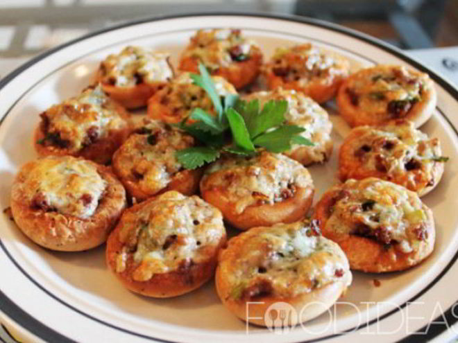 Рецепт мини-пиццы на сушках