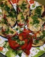 Мини пицца с баклажанами вместо теста