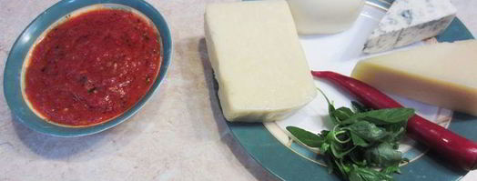 пицца четыре сыра. Шаг 13