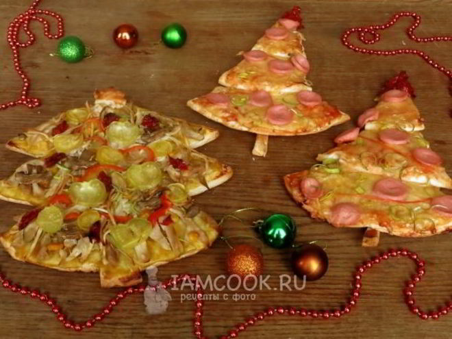 Рецепт пиццы елка