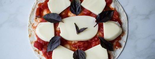 пицца маргарита на лаваше. Шаг 4