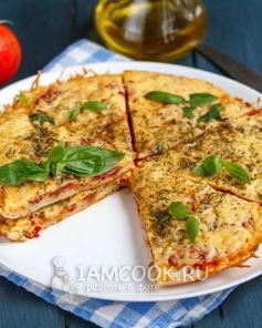 Пицца Минутка на сковороде