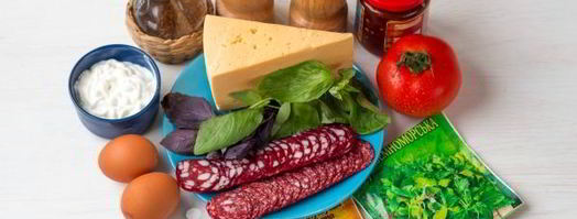 пицца минутка на сковороде. Шаг 4