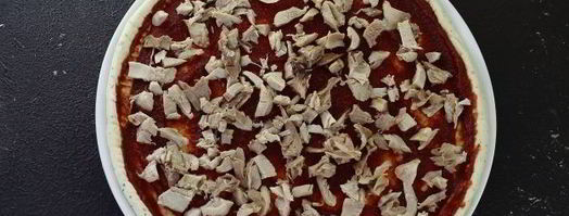 пицца на кефире и майонезе. Шаг 11