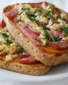 Пицца на хлебе