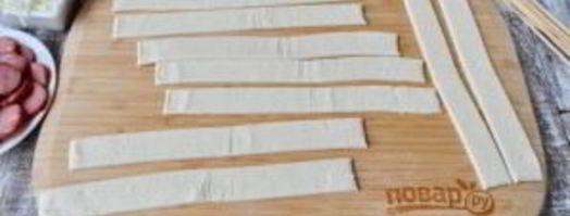 пицца на шпажках. Шаг 3