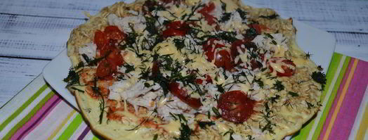 пицца на сковороде. Шаг 7