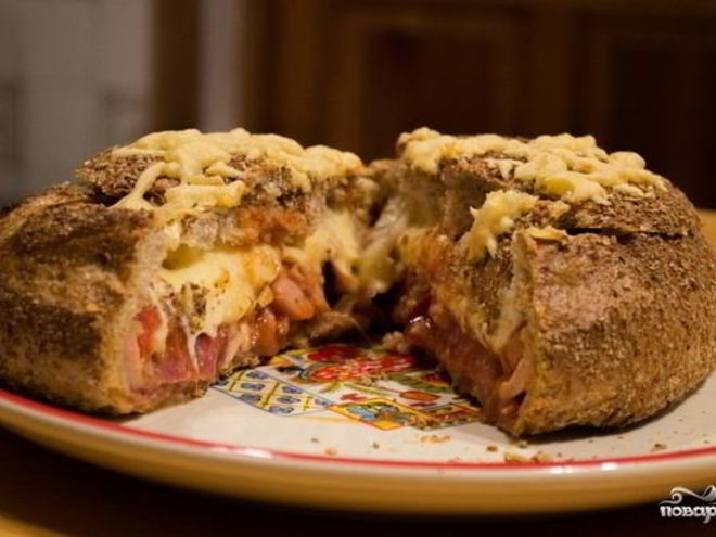 Рецепт пиццы по-русски