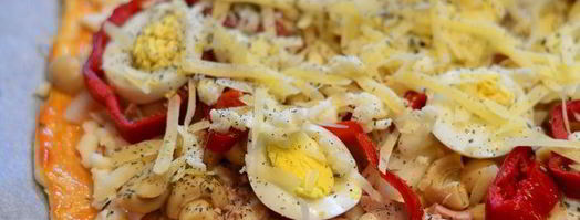 пицца-ролл с очень вкусной начинкой. Шаг 7