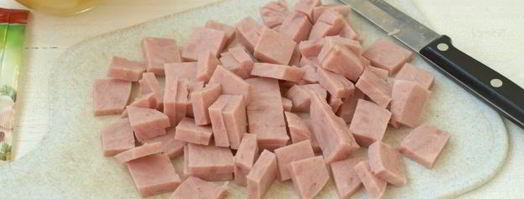 пицца с ананасами и ветчиной. Шаг 4