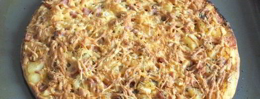 пицца с ананасами и ветчиной. Шаг 9