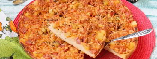 пицца с ананасами и ветчиной. Шаг 10