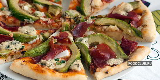 Пицца с авокадо