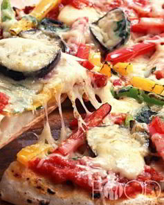 Пицца с баклажанами