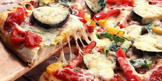 Пицца с баклажанами