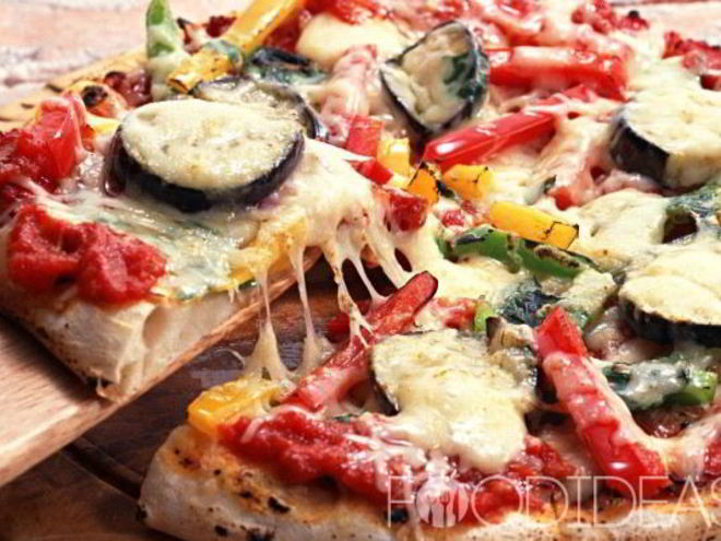 Рецепт пиццы с баклажанами