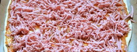 пицца с баклажанной икрой. Шаг 7