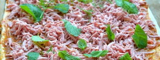 пицца с баклажанной икрой. Шаг 8