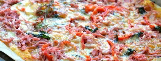 пицца с баклажанной икрой. Шаг 10