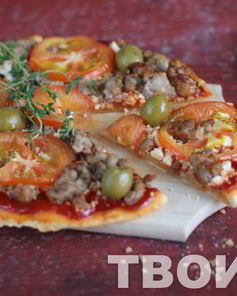 Пицца с фаршем