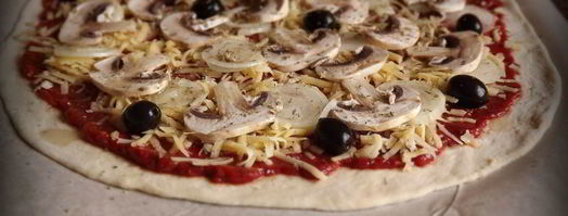 пицца с грибами. Шаг 8