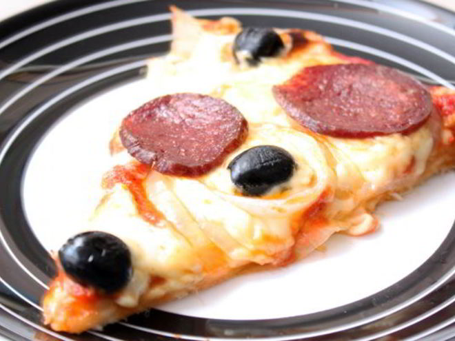 Рецепт пиццы с колбасой