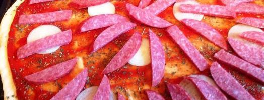 пицца с салями. Шаг 4