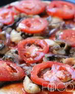 Пицца с шампиньонами