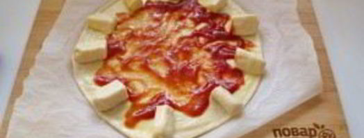 пицца с сырными булочками. Шаг 12