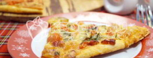 тонкая пицца. Шаг 8