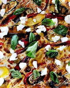 Вегетарианская пицца на гриле