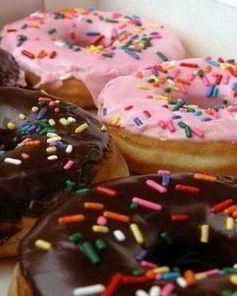 Американские пышные пончики в глазури