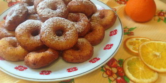 Апельсиновые пончики