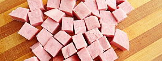 картофельные пончики с ветчиной. Шаг 9