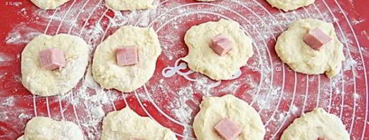 картофельные пончики с ветчиной. Шаг 11