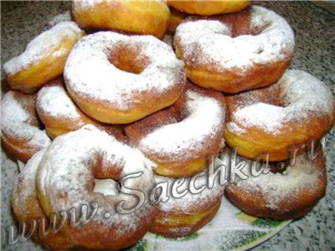 Рецепт пончиков из тыквы