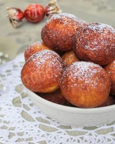 Пончики творожные вкуснятина из детства