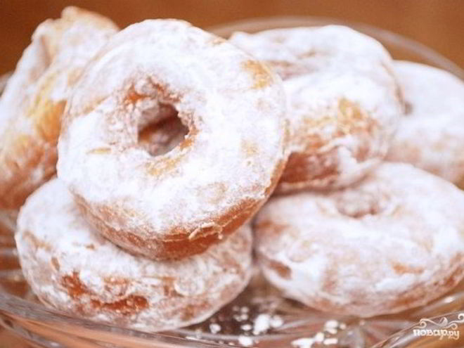 Рецепт пончиков во фритюре