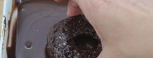 шоколадные пончики. Шаг 7