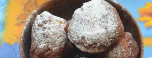 творожные пончики с малиной. Шаг 7