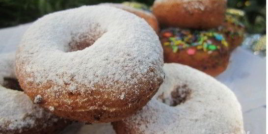 Творожные пончики